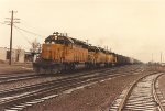 Westbound grain train